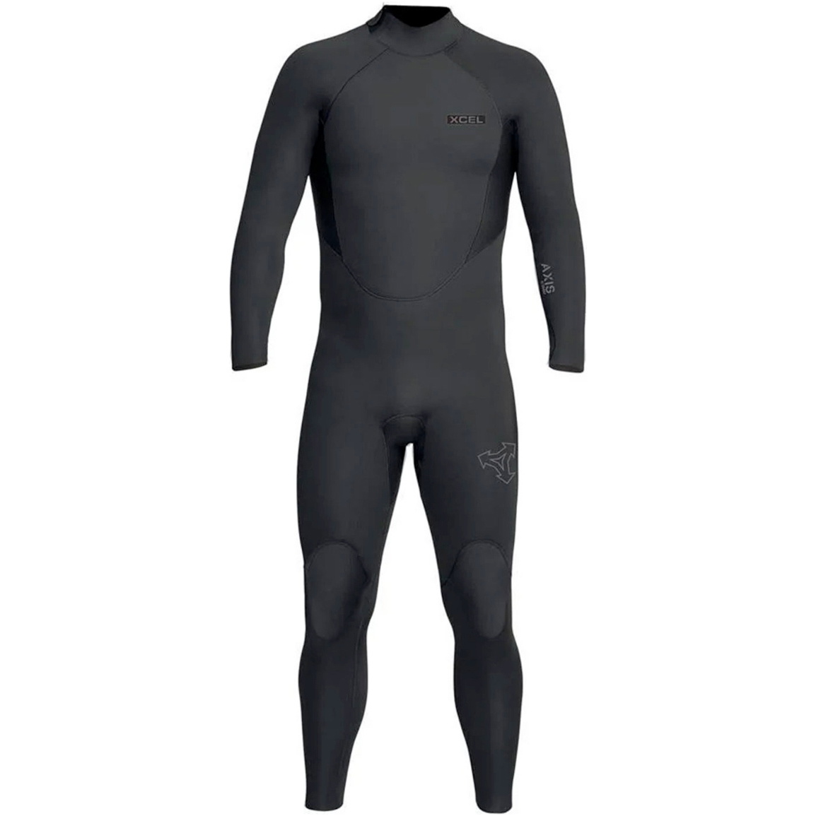 2025 Xcel Männer Axis 5/4mm Rückenreißverschluss Neoprenanzug ME54AXG5 - Black